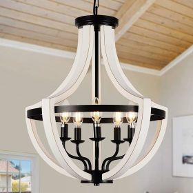 19" Farmhouse Light Fixtures Chandelier